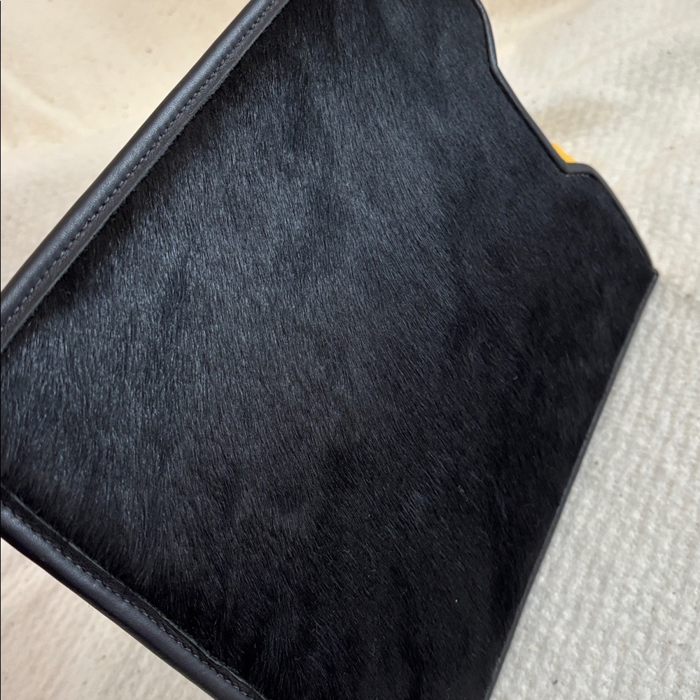 Barneys iPad or Kindle tablet case: calf hair & leather